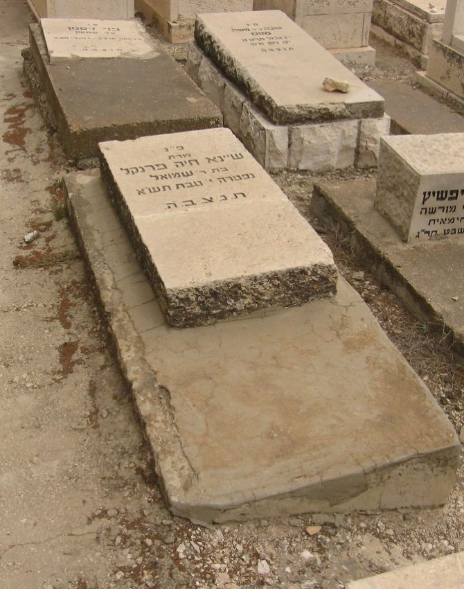 תמונת קבר שיינא חיה פרנקל