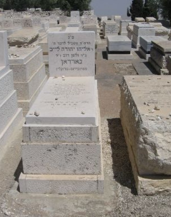 תמונת קבר אליהו יהודה לייב גארדאן