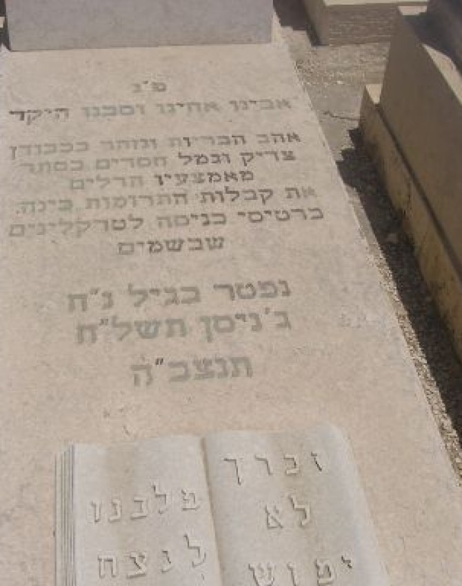 תמונת קבר שמעון זאוי