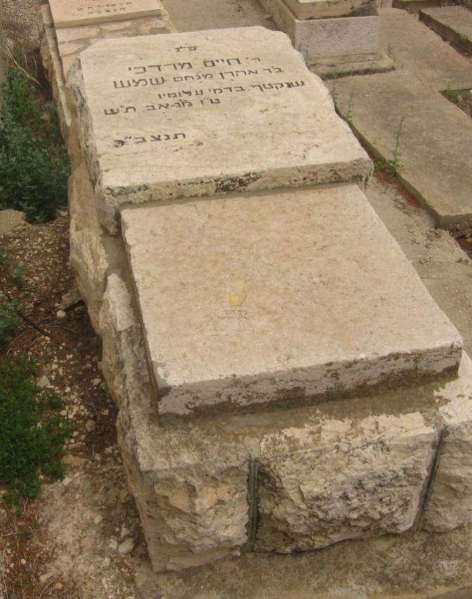 תמונת קבר חיים מרדכי שמש