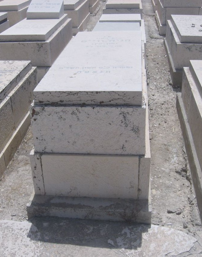 תמונת קבר הניה ווייס