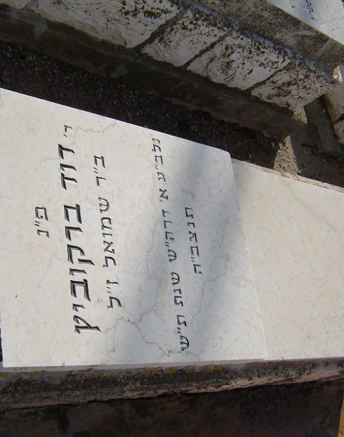 תמונת קבר דוד ברקוביץ