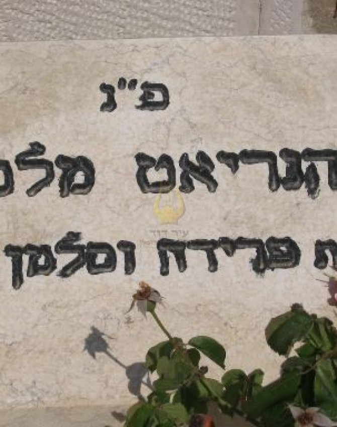 תמונת קבר הנריאט מלכה