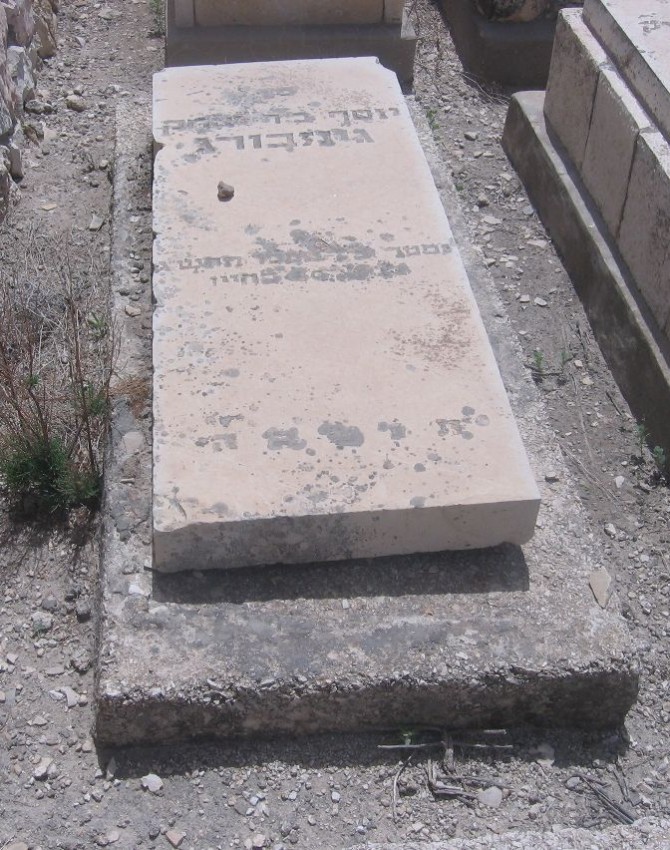 תמונת קבר יוסף גינזבורג