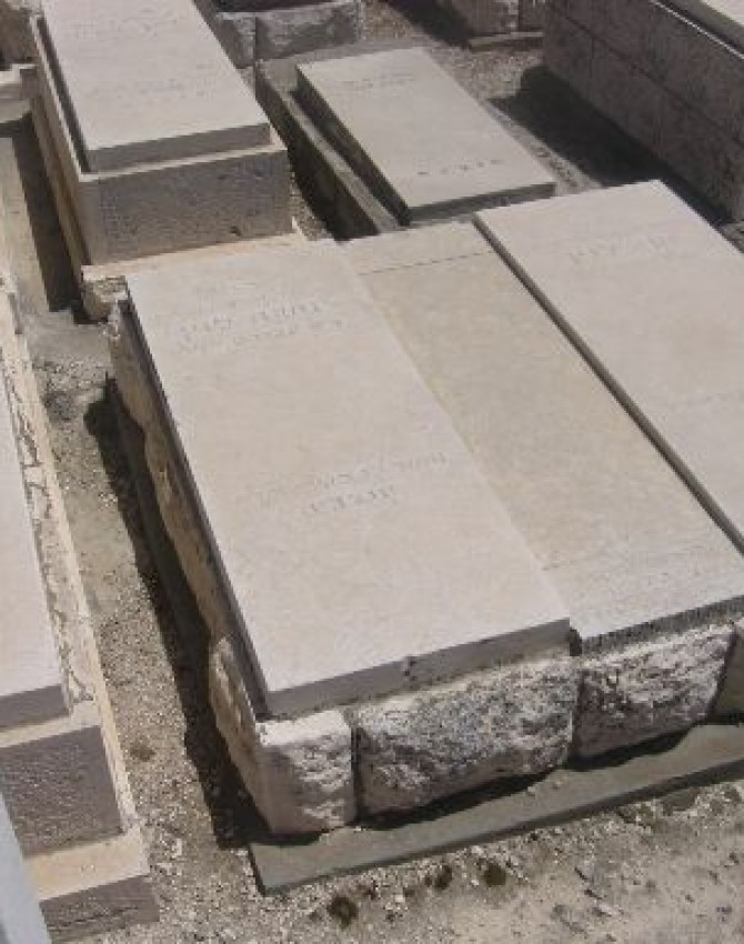 תמונת קבר משה לוין