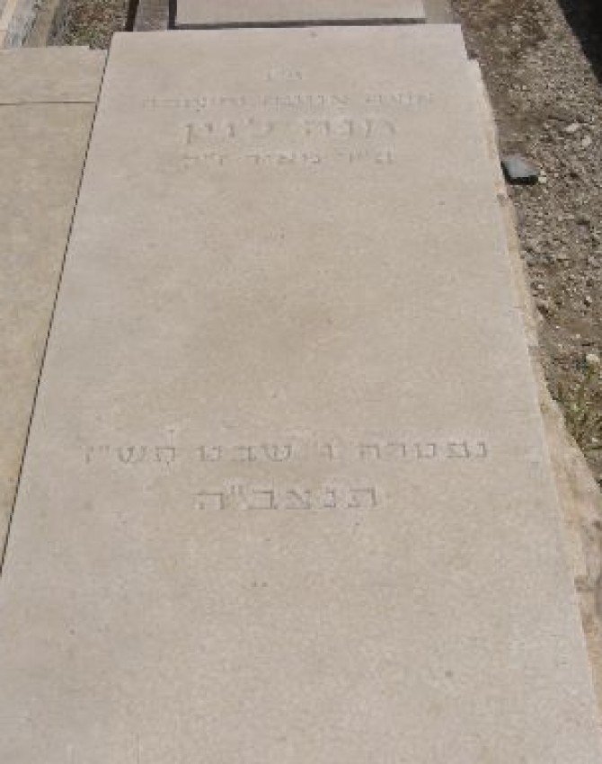 תמונת קבר חנה לוין