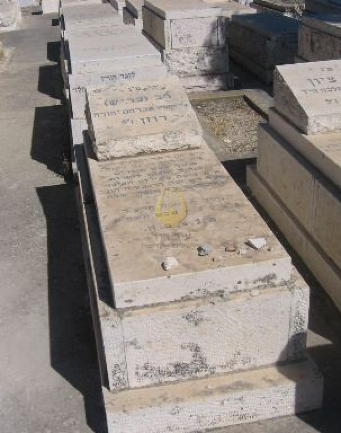 תמונת קבר דב רוזן