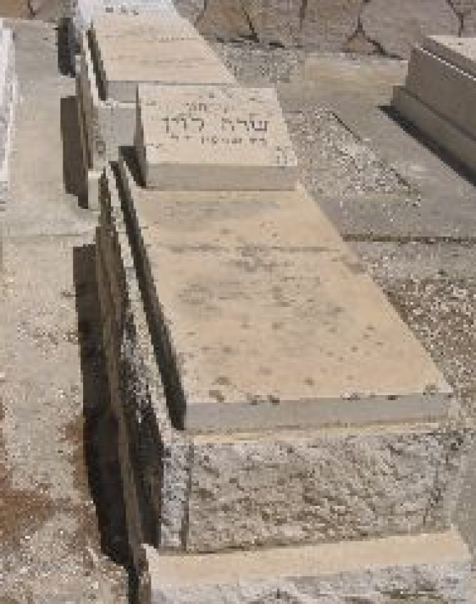 תמונת קבר שרה לוין