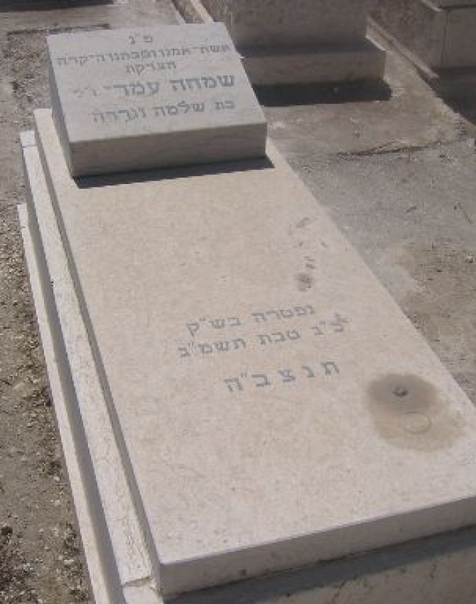 תמונת קבר שמחה עמדי