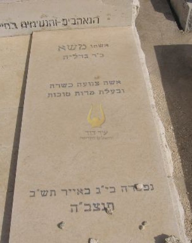 תמונת קבר משא גינזבורג