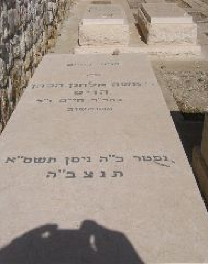 תמונת קבר משה אלחנן הכהן הויט