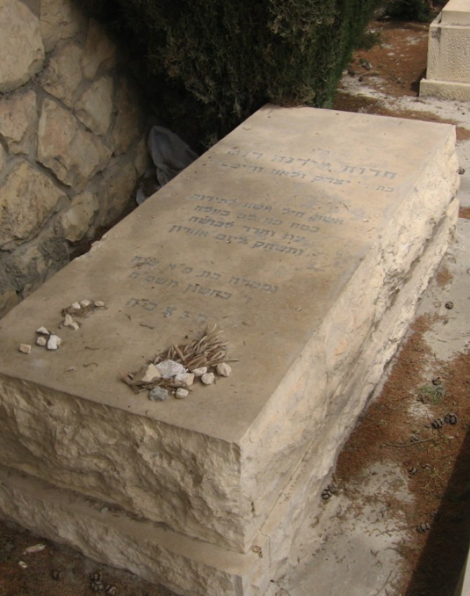 תמונת קבר חדוה אירנה רוט