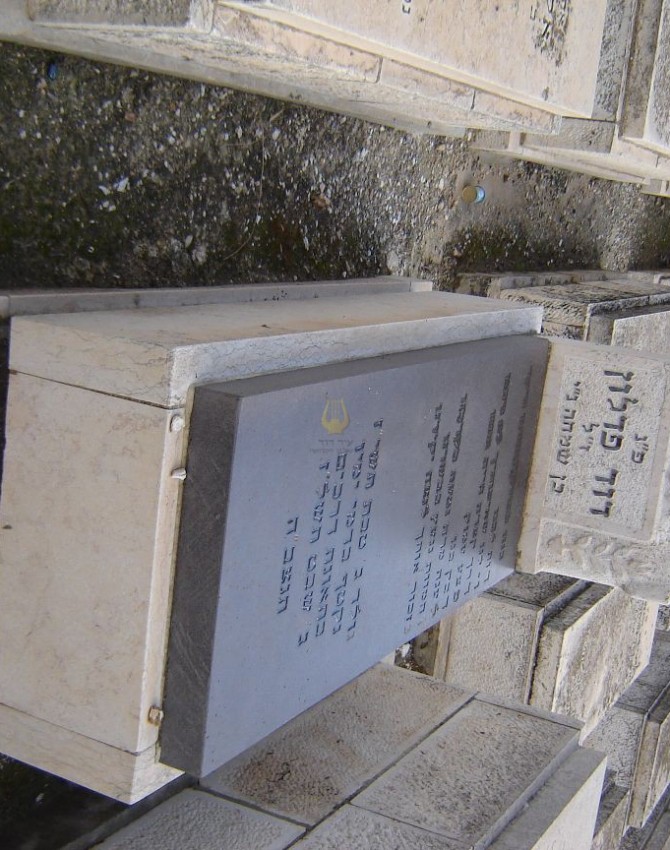 תמונת קבר פפי לאה כץ