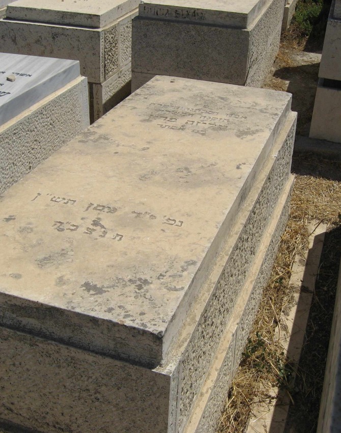 תמונת קבר עליזה פרץ