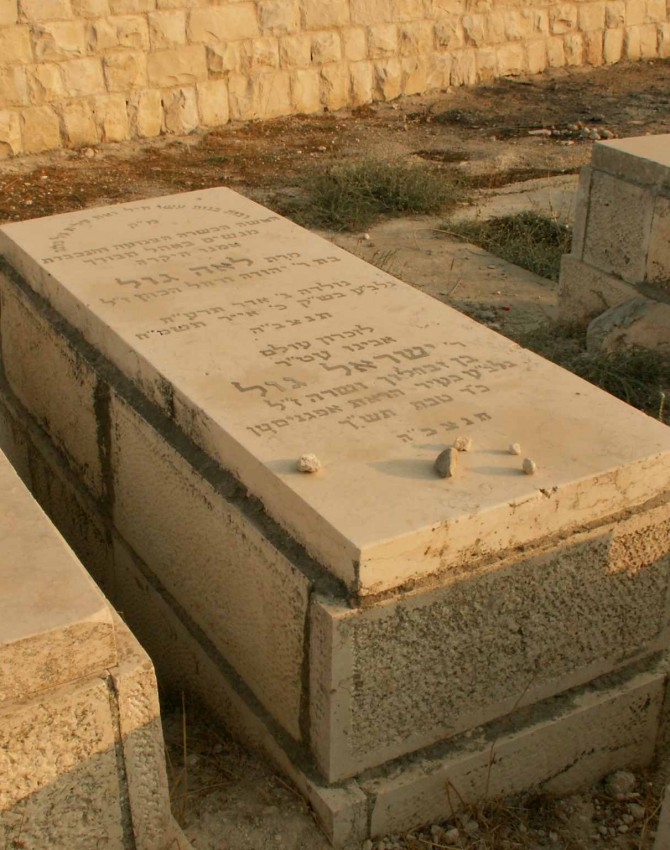תמונת קבר לאה גול