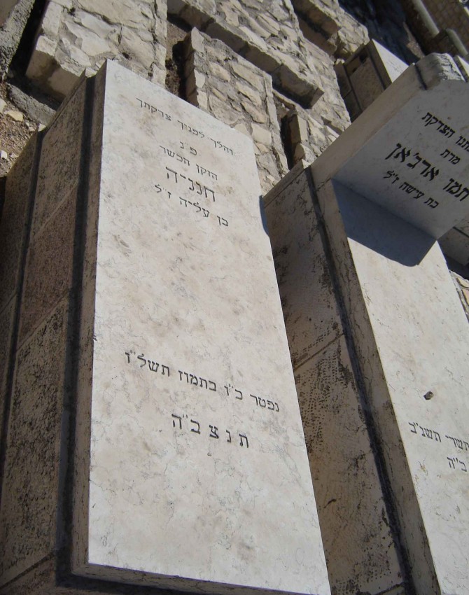 תמונת קבר חנניה לא ידוע