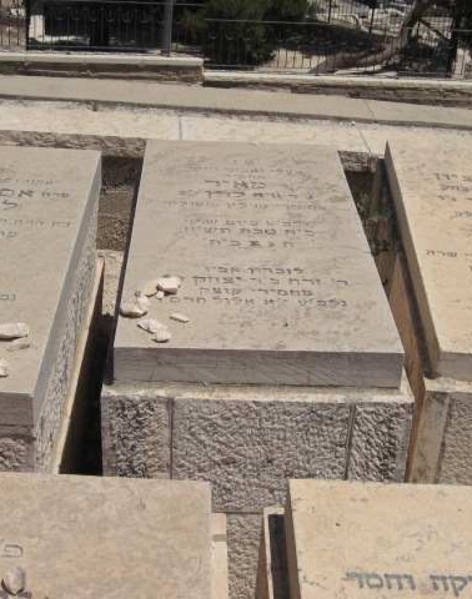 תמונת קבר מאיר לוין