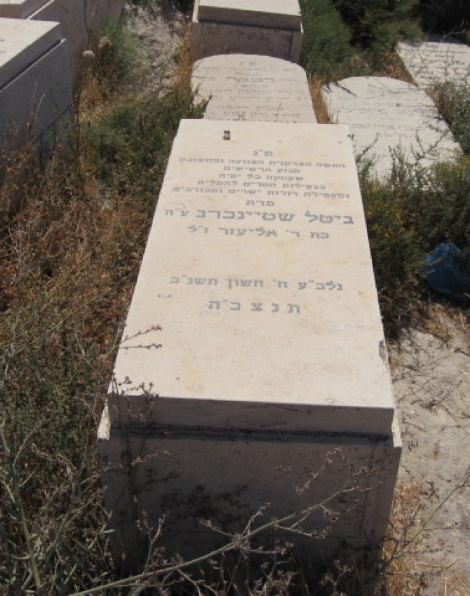 תמונת קבר גיטל שטיינברג