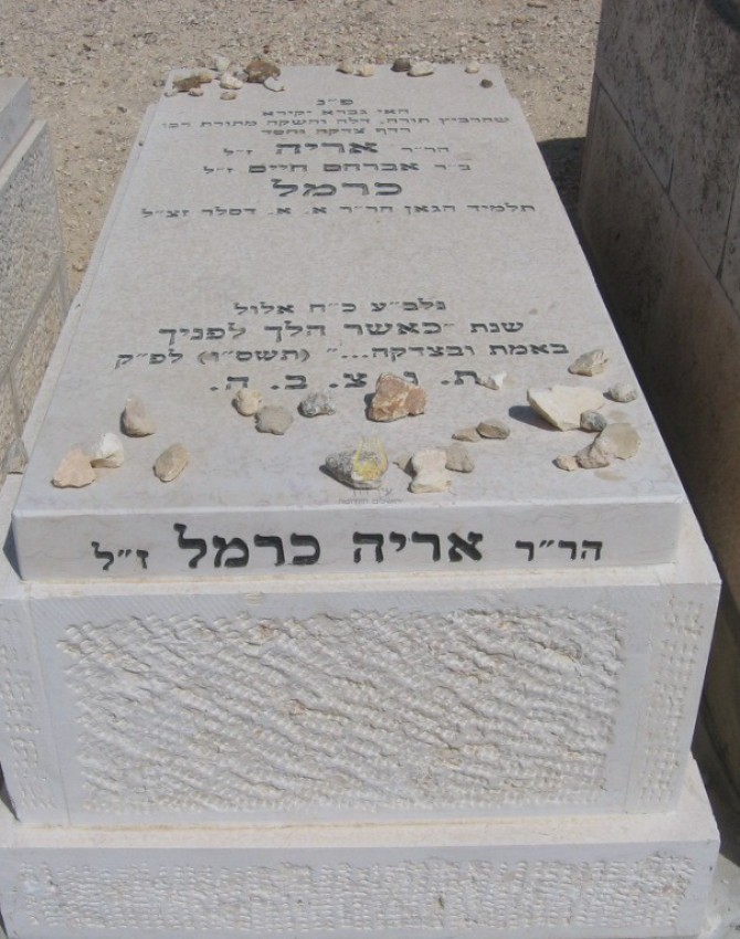 תמונת קבר אריה כרמל