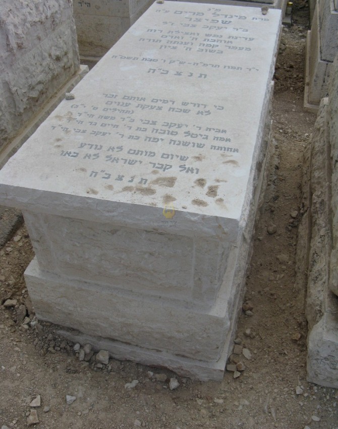 תמונת קבר מינדל מרים שפיצר
