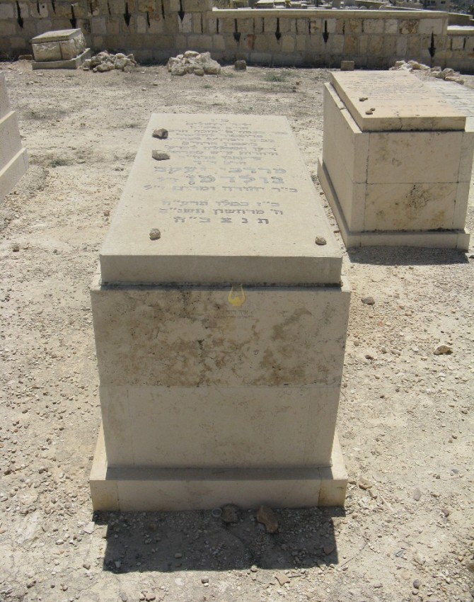תמונת קבר מרדכי יעקב גולדמן