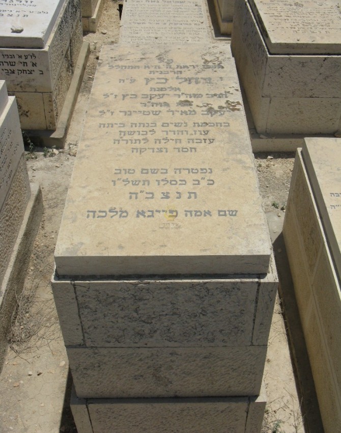תמונת קבר רחל כץ