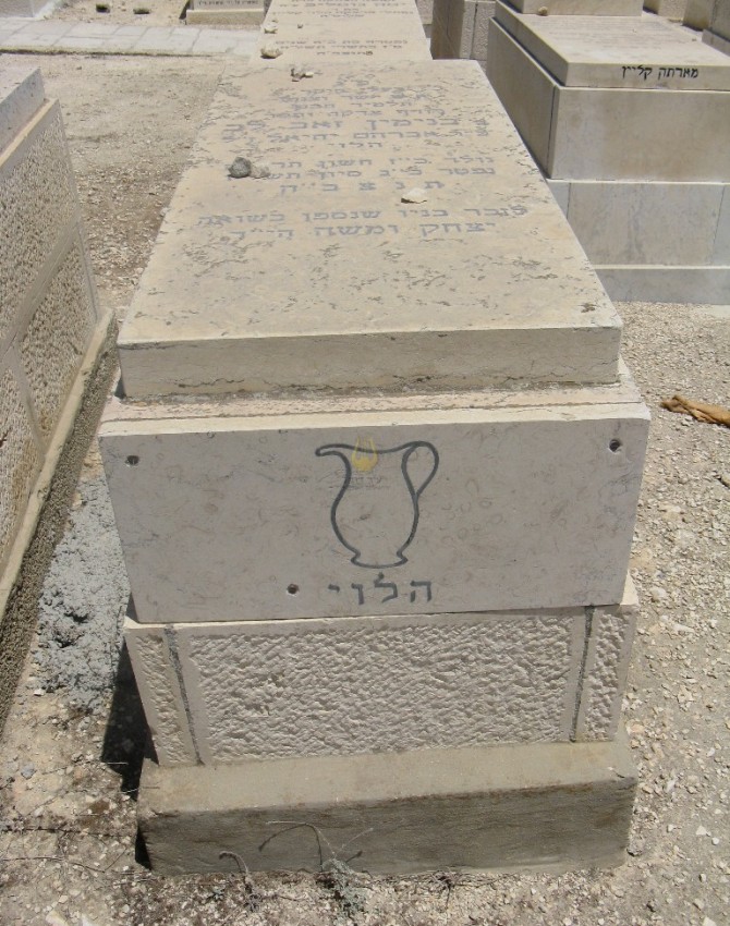 תמונת קבר בנימין זאב  לב