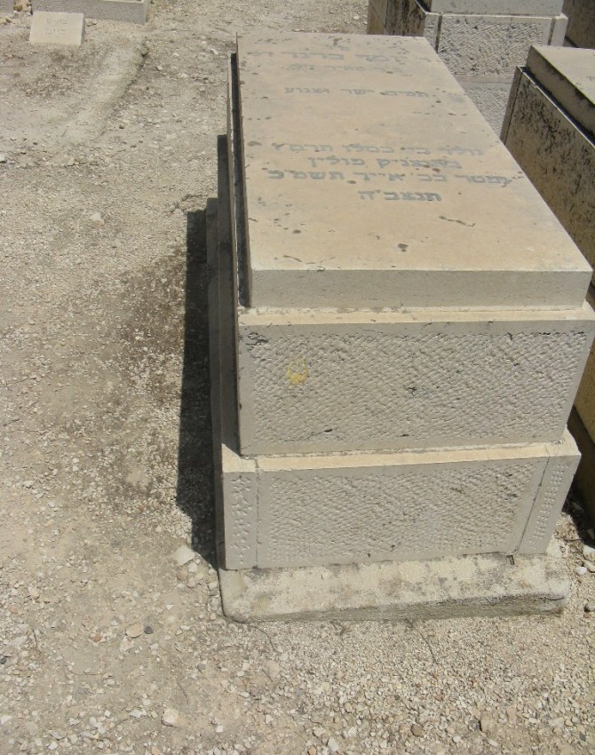 תמונת קבר יעקב יוסף  ברנד