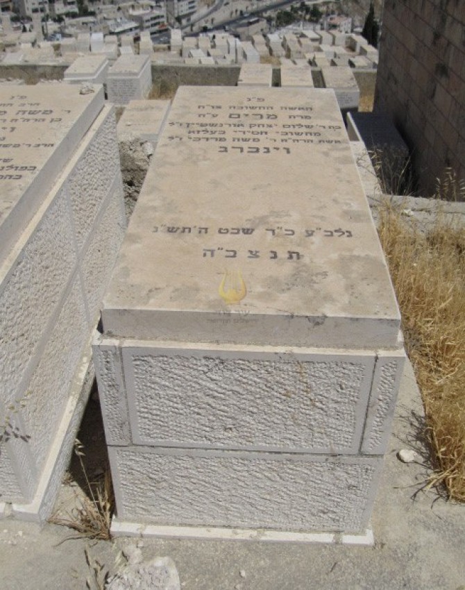 תמונת קבר מרים וינברג