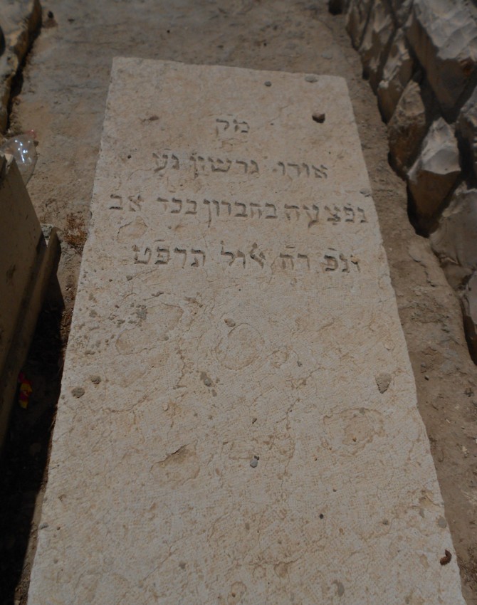 תמונת קבר אורו גרשון Oro Gershon