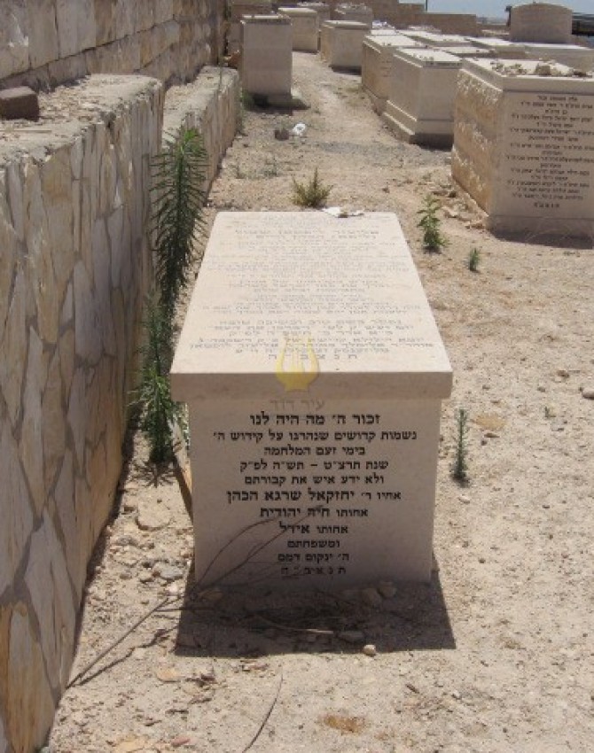 תמונת קבר אליעזר ליפמאן שאול ווייס