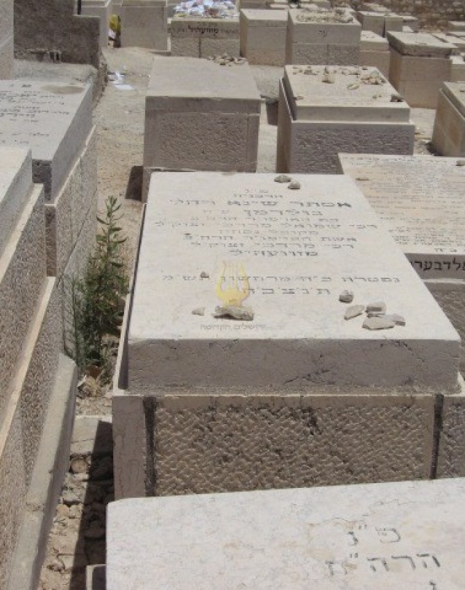 תמונת קבר אסתר שינא רחל גולדמן