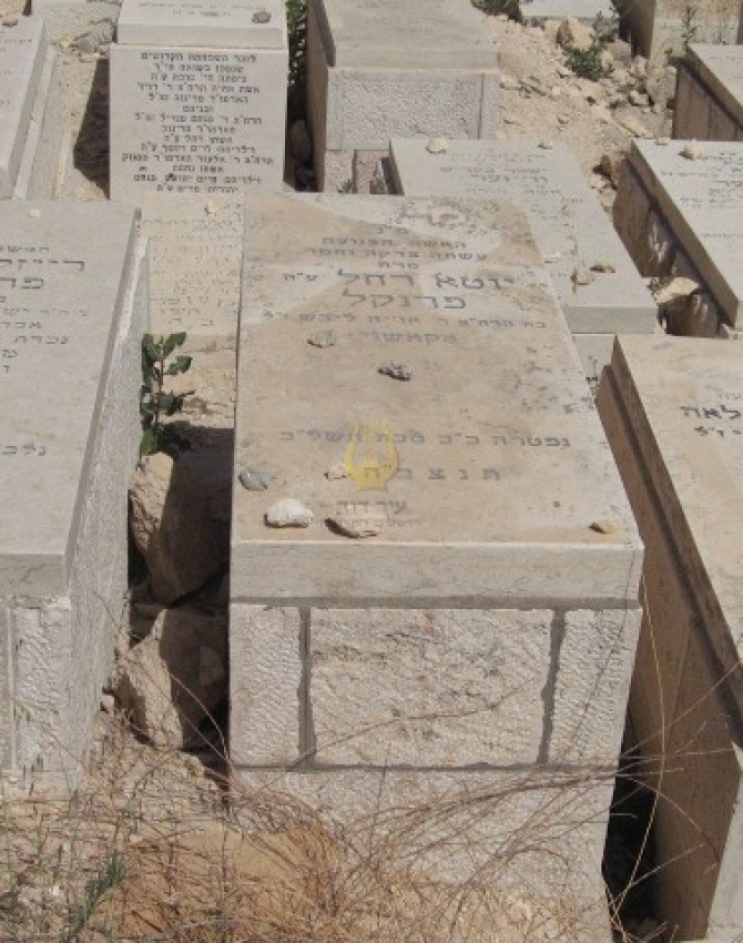 תמונת קבר יוטא רחל פרנקל