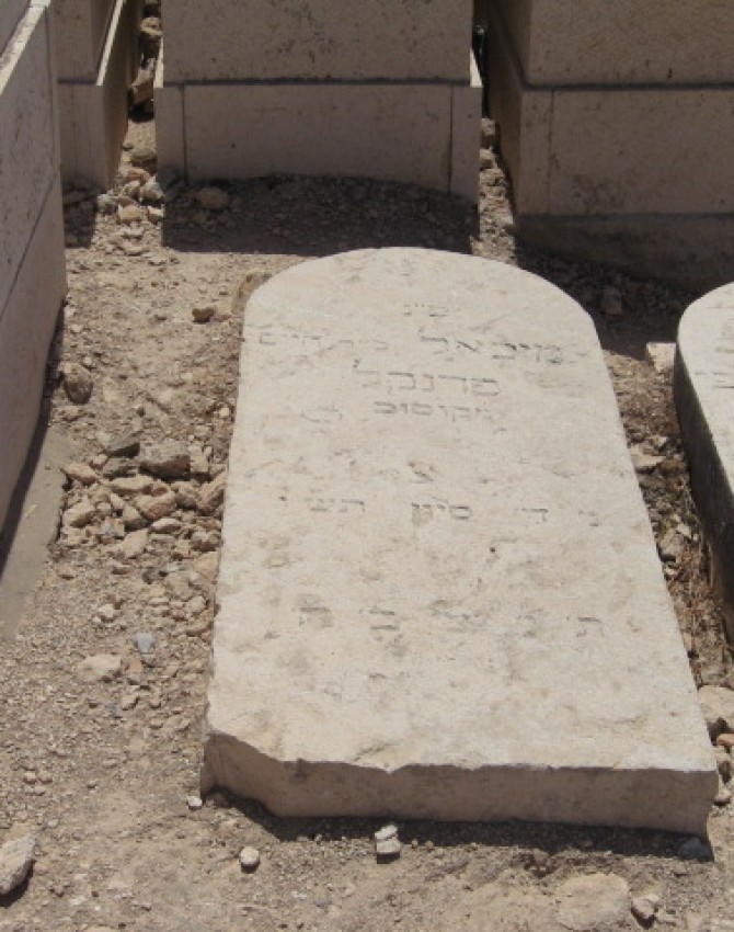תמונת קבר מיכאל פרנקל