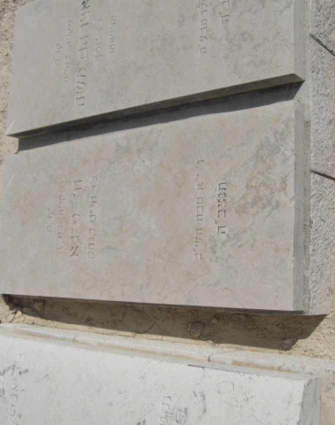 תמונת קבר חי פיגא בלומנפלד Haya Feyga Blumnfeld
