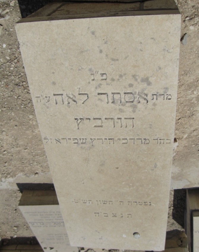 אסתר לאה הורביץ Esther Leah Horowitz