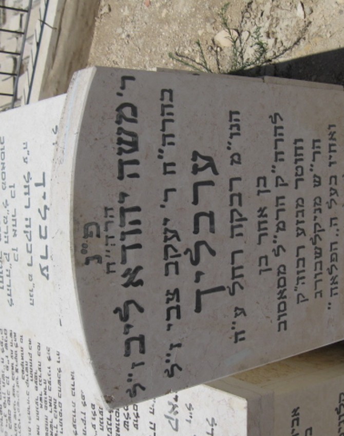 תמונת קבר משה יהודא ליב ערבליך Moshe Yehuda Leib Erblich