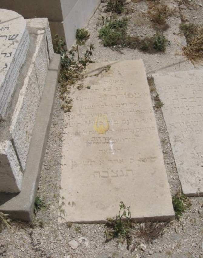 תמונת קבר צפורה זילברשטיין