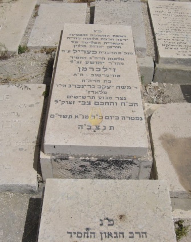 תמונת קבר פעריל זילברמן