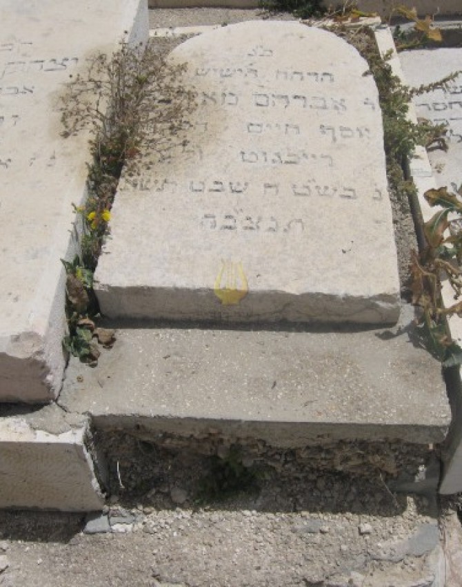 תמונת קבר אברהם מאיר רייכגוט