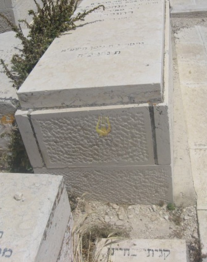 תמונת קבר מנחם מנדל רוזנברג