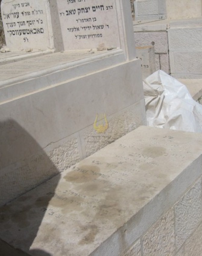 תמונת קבר שמואל אליהו טאוב