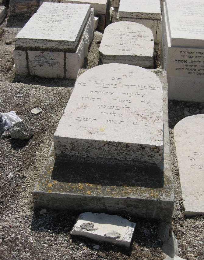 תמונת קבר שרה גיטל ליפשיץ
