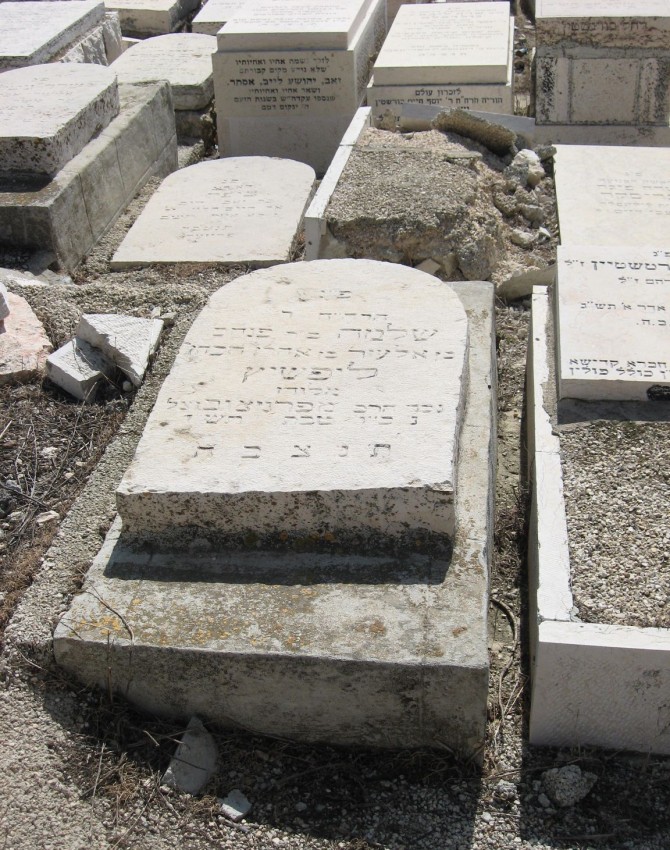 תמונת קבר שלמה ליפשיץ