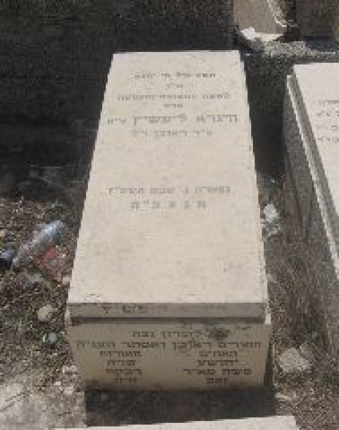 תמונת קבר הינדא ליפשיץ