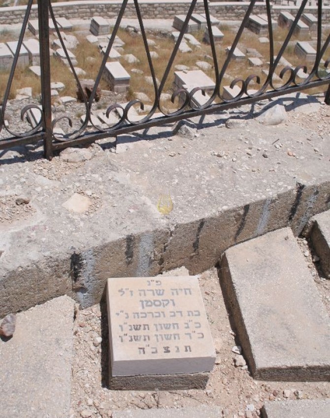 תמונת קבר חיה שרה וקסמן