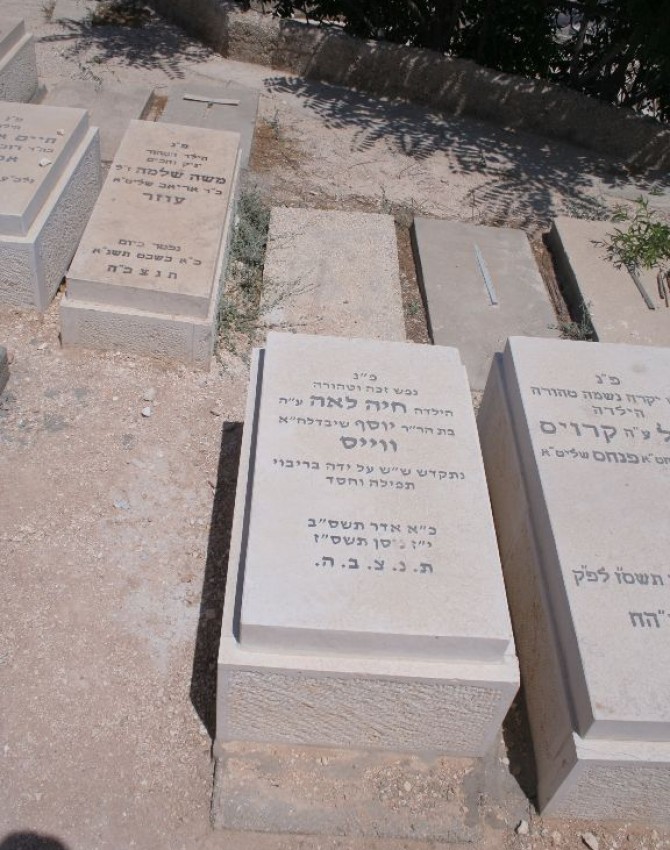 תמונת קבר חיה לאה ווייס