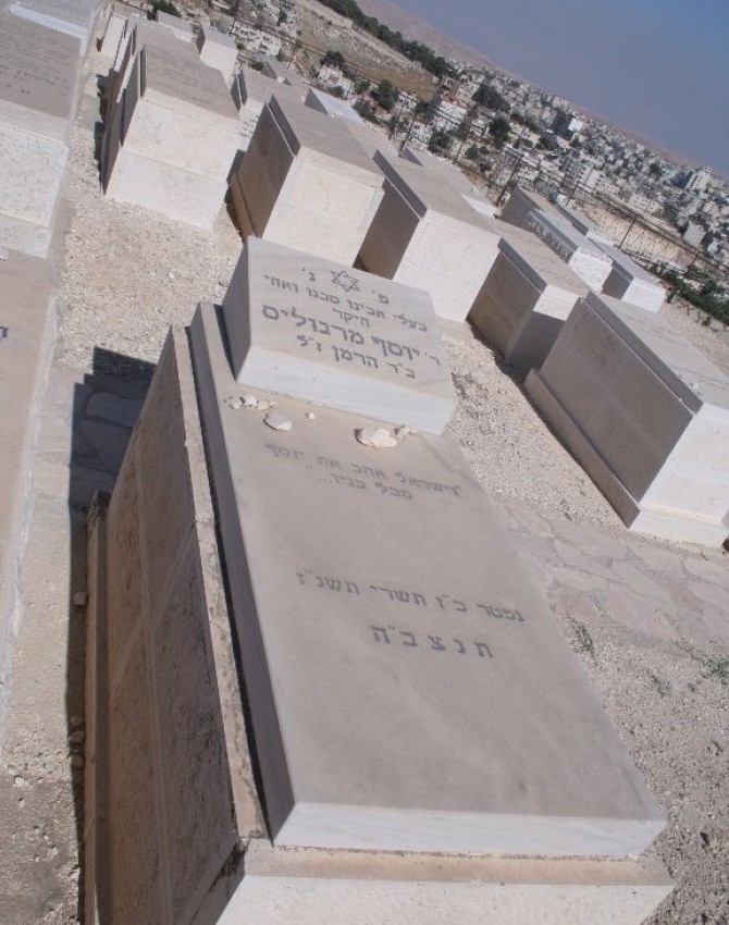 תמונת קבר יוסף מרגוליס