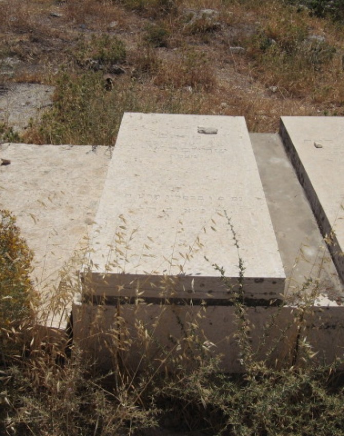 תמונת קבר מרדכי שרייבר