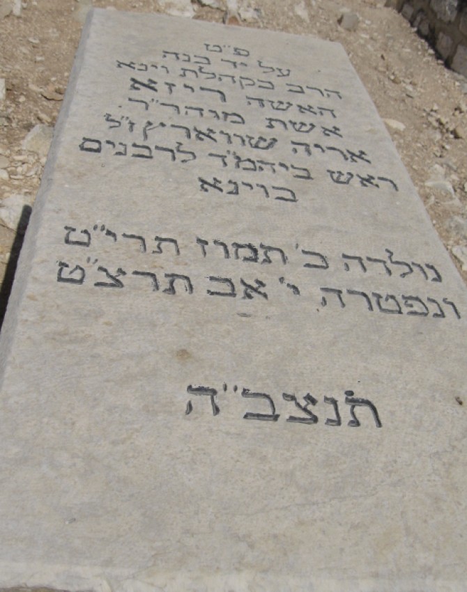 תמונת קבר ריזא שווארץ